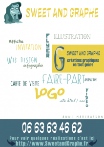 flyer société Sweet and Graphe Anne Marchasson