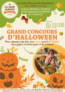 Flyer Concours Epicerie société Charlotte Anne Marchasson