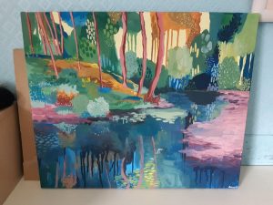 Tableau Enchantée anne marchasson (reproduction)