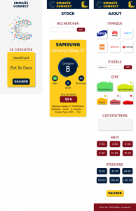 Recherche Charte Graphique et Maquette sur Application Emmaüs Connect - Version Mobile
