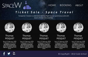 Application Tablette pour SpaceX - Présentation Equipe