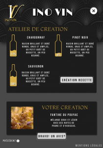 Maquette Site Web inovin - Atelier Création