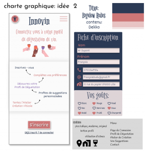 Recherche Charte Graphique 1 sur Application Inovin