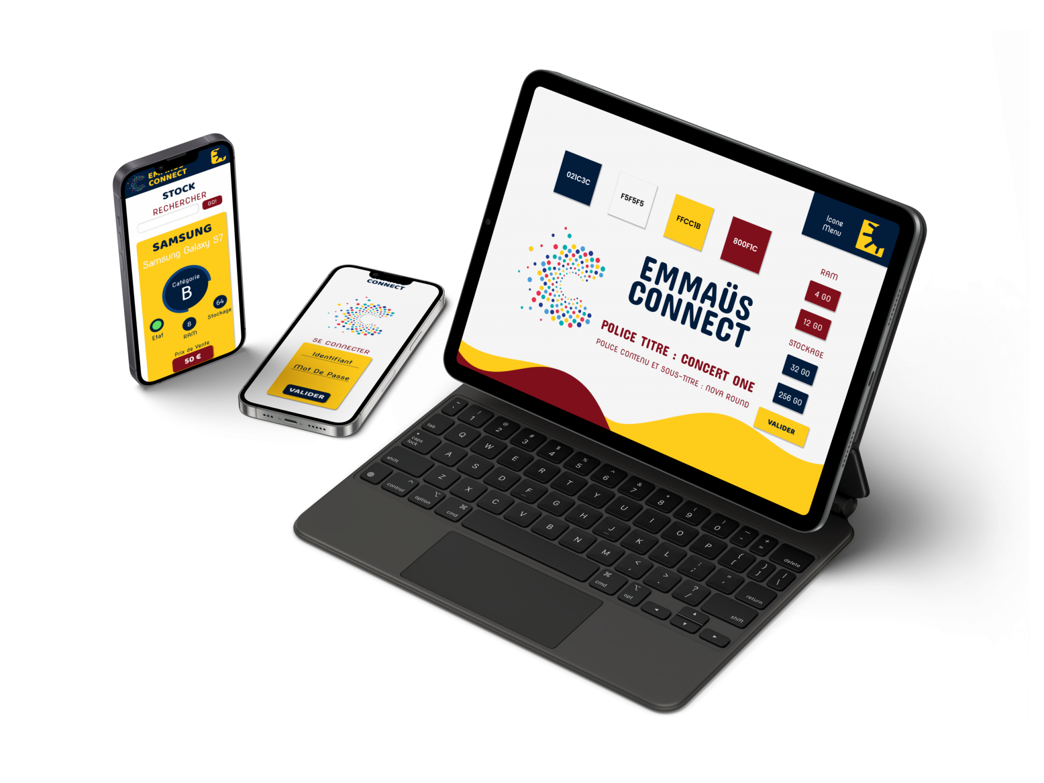 mockup-emmaus - Création webdesign et digitale – Anne Marchasson infographiste