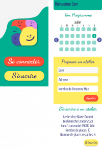 Az-art application webdesign - Création webdesign et digitale – Anne Marchasson infographiste